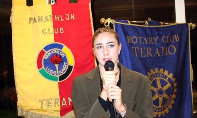 Gaia Sabbatini ospite del Interclub Panathlon-Rotary Teramo