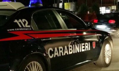volante carabinieri 112 cc arrestato rapinatore pescara taser furto d'auto tentata rapina