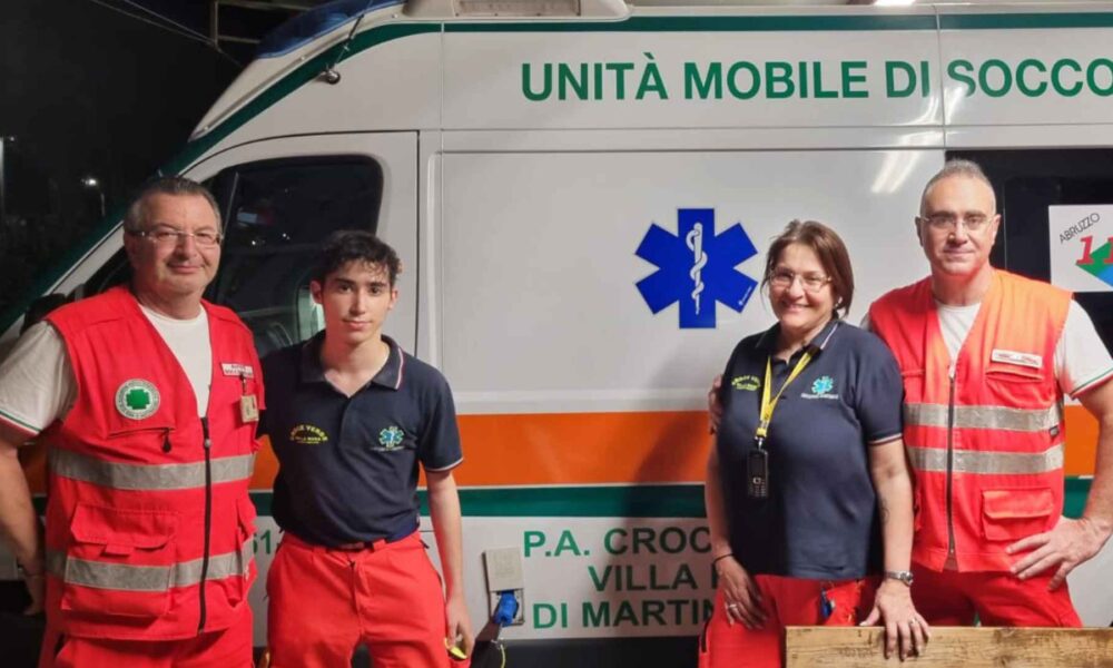 parto in ambulanza controguerra croce verde villa rosa