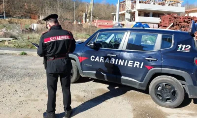 chiuso cantiere crognaleto carabinieri ispettorato lavoro