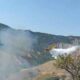 incendio ascoli colonnata vigili del fuoco canadair