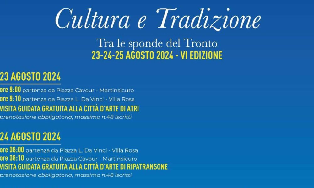 cultura e tradizione tra le sponde del tronto 2024