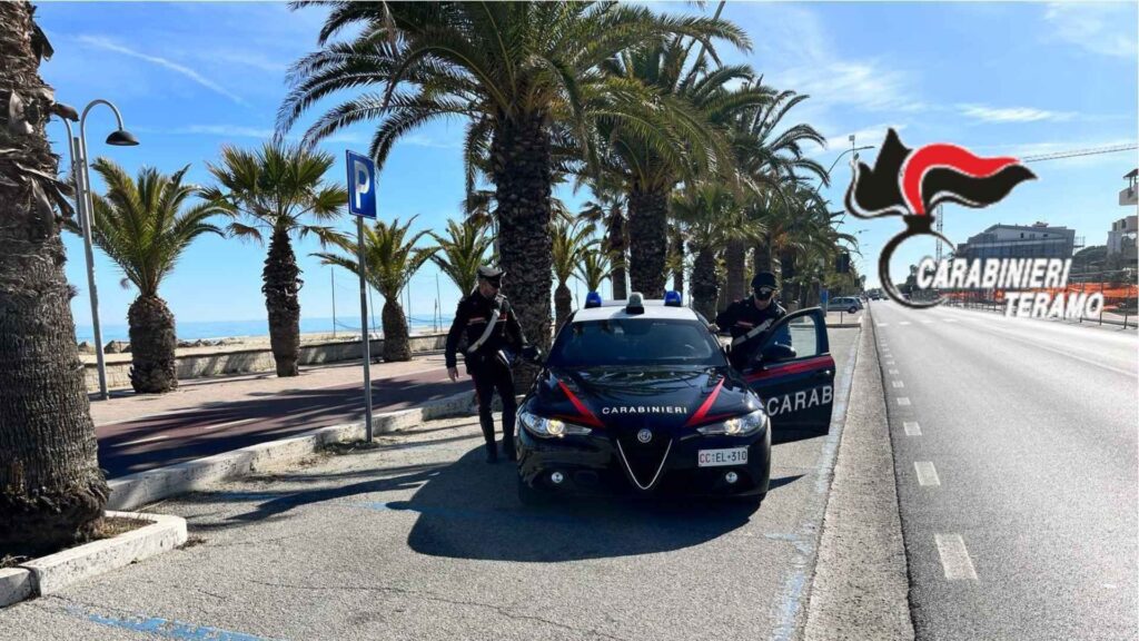 zaino rubato ad alba ritrovato dai carabinieri a tortoreto