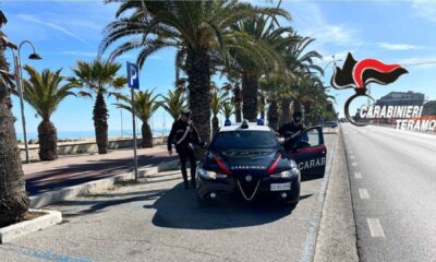 zaino rubato ad alba ritrovato dai carabinieri a tortoreto