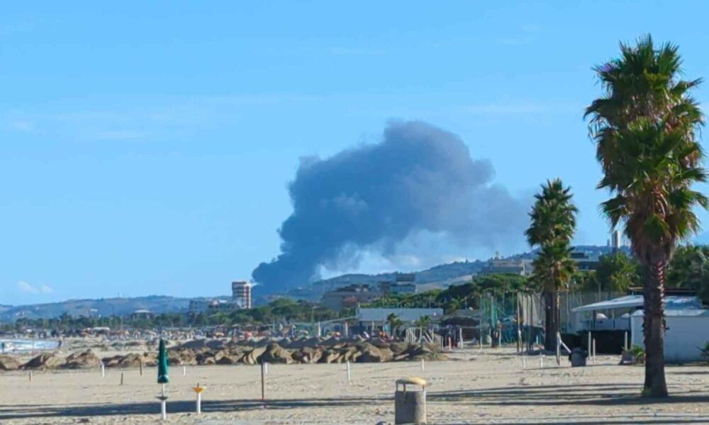 incendio kemipol diluenti scerne di pineto