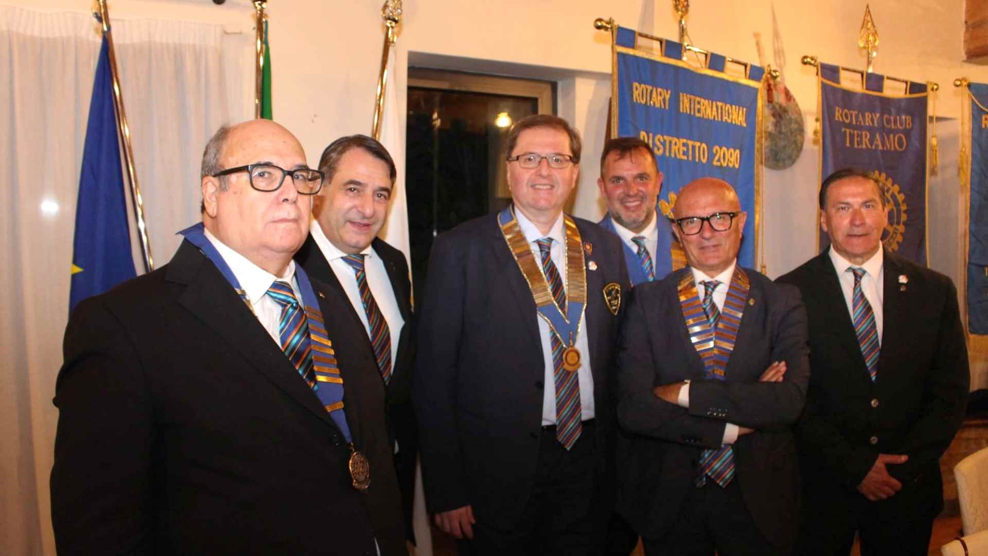 visita governatore distretto 2090 rotary club teramano