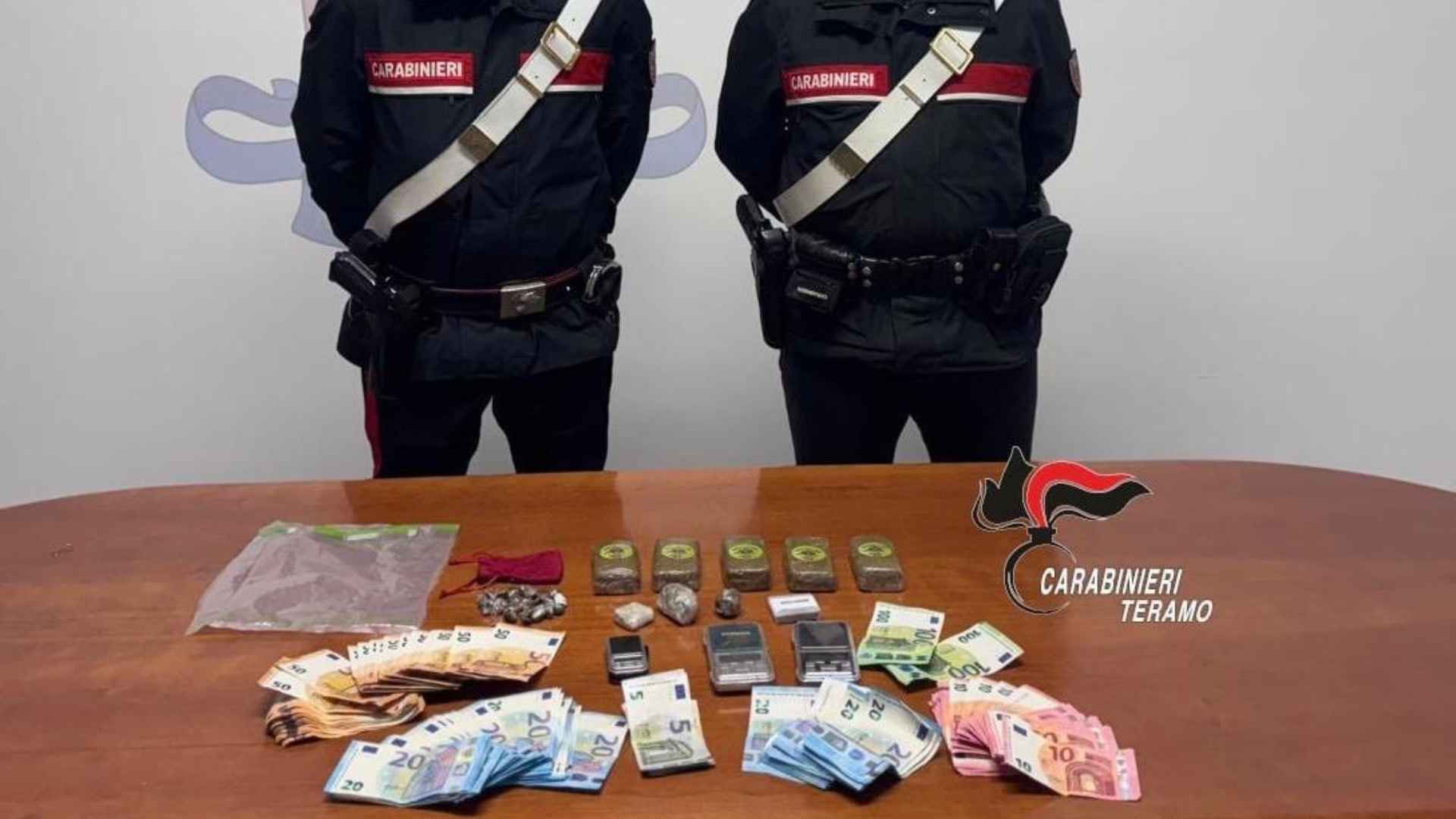 arrestato ragazzo 16 anni teramo spaccio hashish