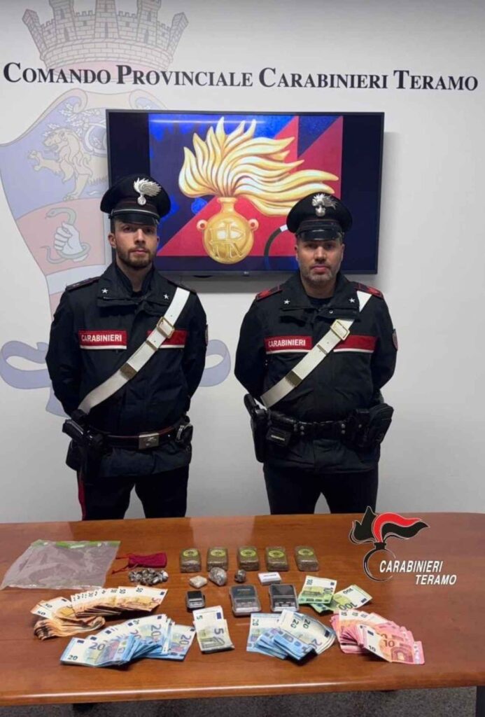 arrestato ragazzo 16 anni teramo spaccio hashish 2